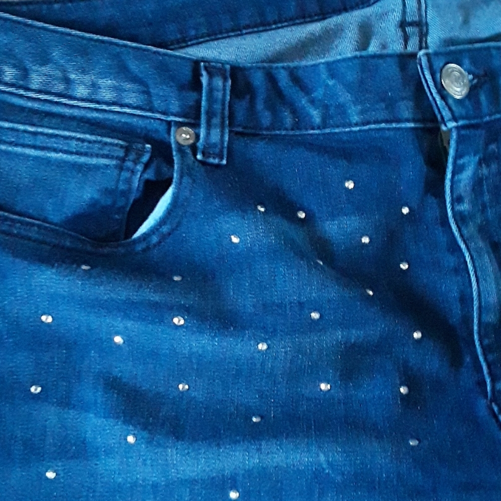 ☆SALE 5 for $25☆ skinny capri size 16 Jeans - Picture 2 of 4